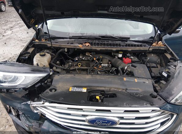 2FMPK4J98KBB60251 2019 FORD EDGE Blue Widok z tyłu