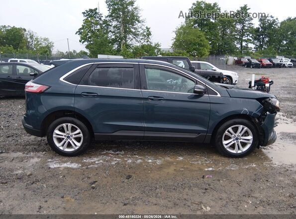 2FMPK4J98KBB60251 2019 FORD EDGE Blue Widok wnętrza z tyłu