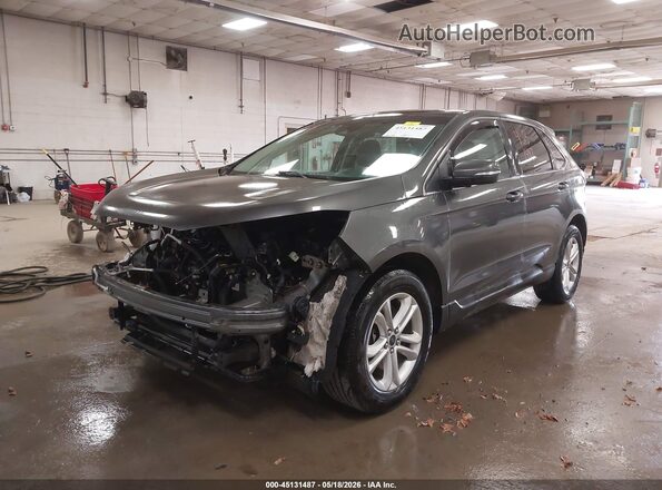 2FMPK4J98KBC42304 2019 FORD EDGE Серый Передняя левая четверть