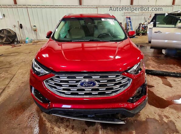 2FMPK4J98LBB09883 2020 FORD EDGE Burgundy Вид спереду