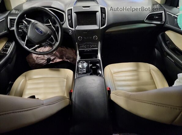 2FMPK4J98LBB09883 2020 FORD EDGE Burgundy Вид панелі приладів