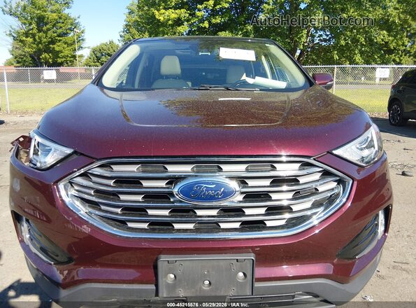 2FMPK4J98LBB57805 2020 FORD EDGE Burgundy Սարքավորումների վահանակի տեսք