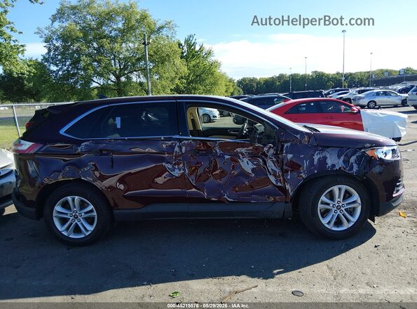 2FMPK4J98LBB57805 2020 FORD EDGE Burgundy Սալոնի հետևի տեսք