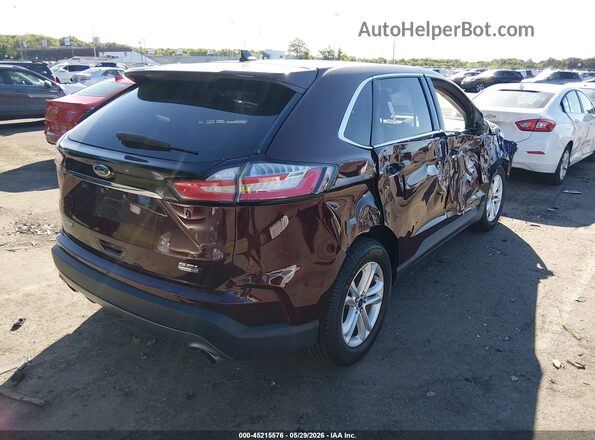 2FMPK4J98LBB57805 2020 FORD EDGE Burgundy Հետևի աջ