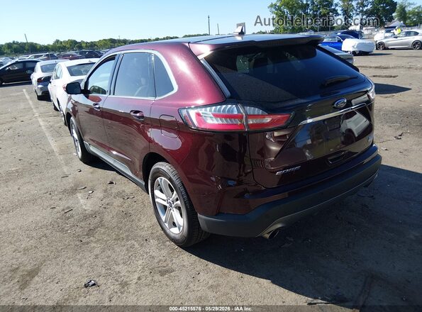 2FMPK4J98LBB57805 2020 FORD EDGE Burgundy Հետևի ձախ