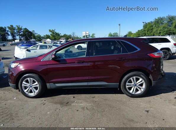 2FMPK4J98LBB57805 2020 FORD EDGE Burgundy Սալոնի 360 աստիճան տեսք