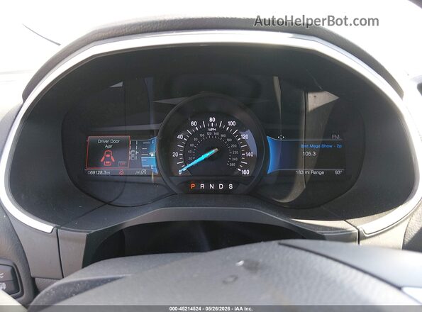 2FMPK4J98MBA39075 2021 FORD EDGE Silver Հետևի նստատեղերի տեսք