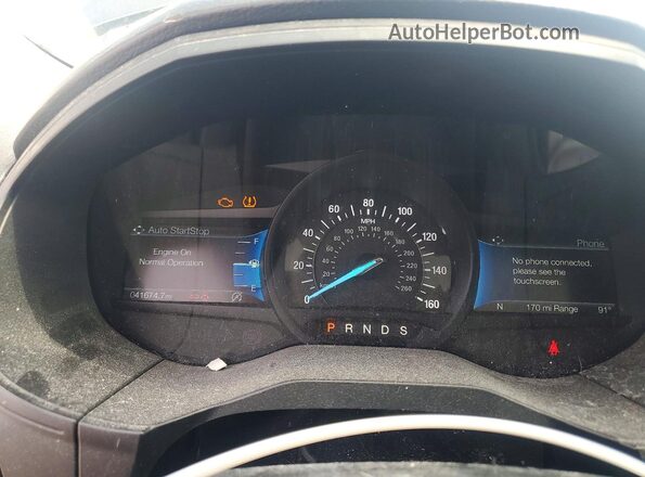 2FMPK4J98PBA12866 2023 FORD EDGE Black Instrument cluster view
