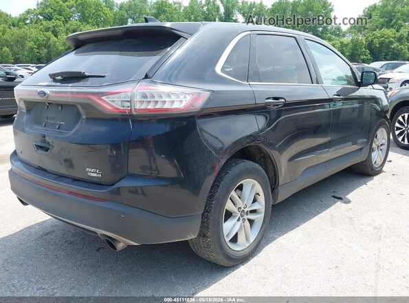 2FMPK4J99GBC16995 2016 FORD EDGE Black Հետևի աջ
