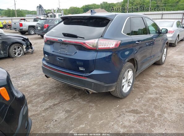 2FMPK4J99HBC02435 2017 FORD EDGE Blue Rear right