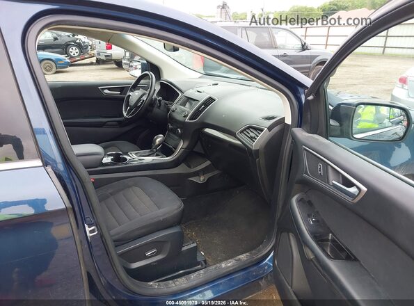 2FMPK4J99HBC02435 2017 FORD EDGE Blue Front interior view