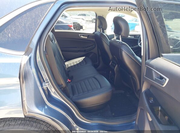 2FMPK4J99KBC34146 2019 FORD EDGE Blue Vista de la etiqueta del VIN