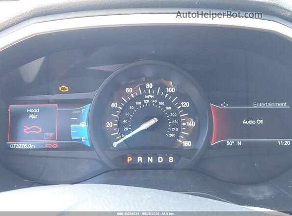 2FMPK4J99KBC34146 2019 FORD EDGE Blue Vista de los asientos traseros