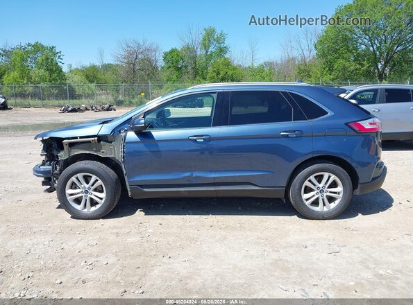 2FMPK4J99KBC34146 2019 FORD EDGE Blue 