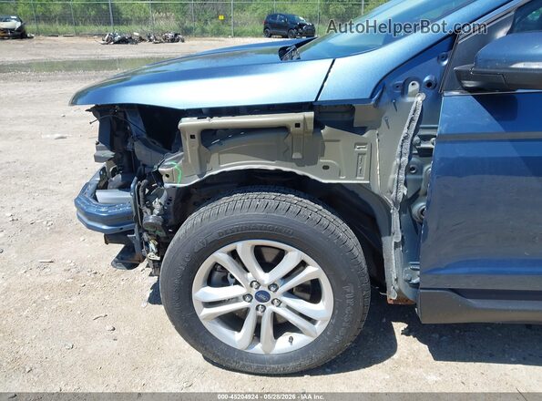 2FMPK4J99KBC34146 2019 FORD EDGE Blue 