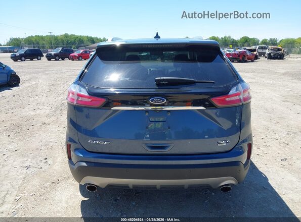 2FMPK4J99KBC34146 2019 FORD EDGE Blue 