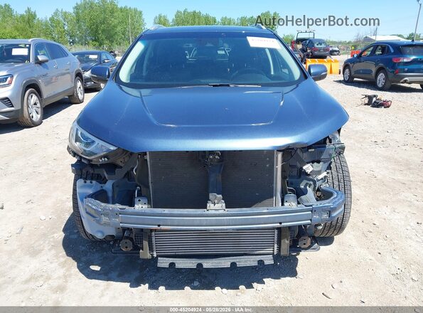 2FMPK4J99KBC34146 2019 FORD EDGE Blue Vista interior trasera