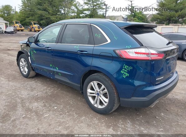 2FMPK4J99LBB46053 2020 FORD EDGE Blue უკანა მარცხენა