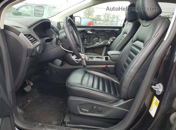 2FMPK4J99NBA77769 2022 FORD EDGE Black Widok wnętrza z przodu