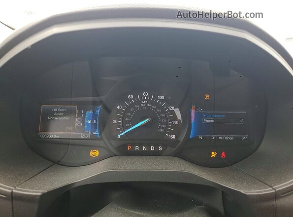 2FMPK4J99NBA77769 2022 FORD EDGE Black Widok zestawu wskaźników