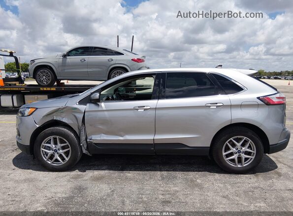 2FMPK4J99NBA94264 2022 FORD EDGE Серебряный Панорамный вид салона 360°