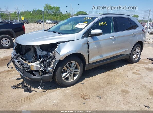 2FMPK4J9XHBC25349 2017 FORD EDGE Gray Передня ліва чверть