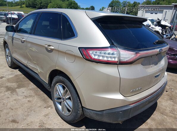 2FMPK4J9XJBC54758 2018 FORD EDGE Gold Trasero izquierdo
