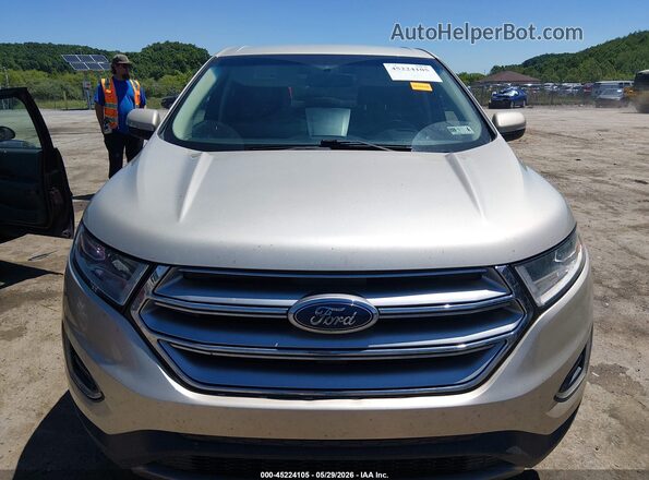 2FMPK4J9XJBC54758 2018 FORD EDGE Gold Vista del cuadro de instrumentos