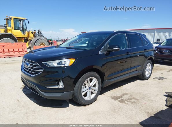 2FMPK4J9XLBA08781 2020 FORD EDGE Black Передня ліва чверть