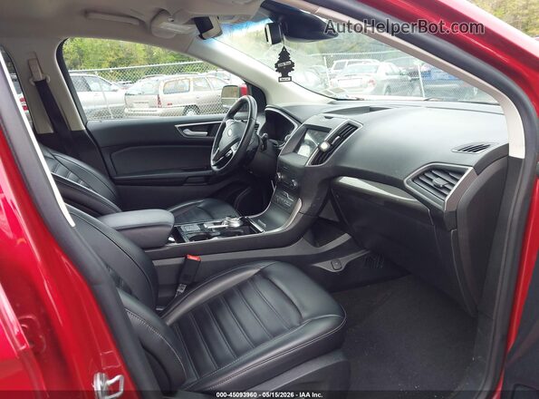 2FMPK4J9XLBA87031 2020 FORD EDGE Красный Вид салона спереди