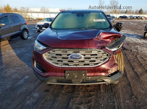 2FMPK4J9XMBA19880 2021 FORD EDGE Maroon 