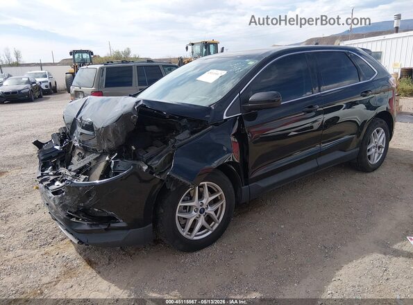 2FMPK4J9XNBA44523 2022 FORD EDGE Black Przód lewy