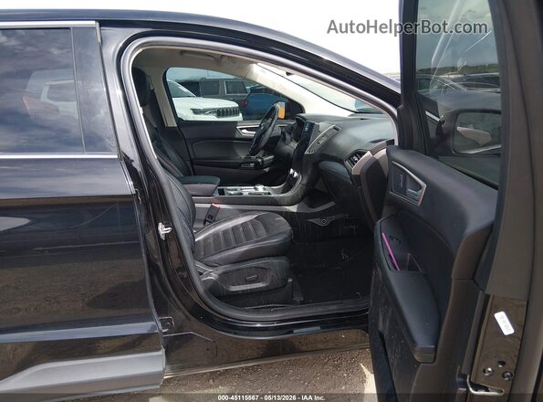 2FMPK4J9XNBA44523 2022 FORD EDGE Black Widok wnętrza z przodu
