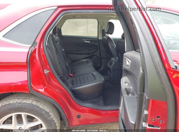 2FMPK4J9XPBA53046 2023 FORD EDGE Red Widok naklejki z numerem VIN