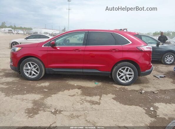 2FMPK4J9XPBA53046 2023 FORD EDGE Red Widok wnętrza 360 stopni