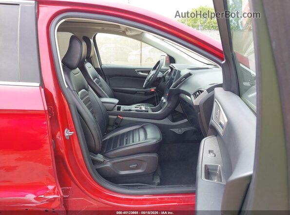 2FMPK4J9XPBA53046 2023 FORD EDGE Red Widok wnętrza z przodu