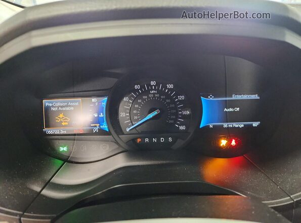 2FMPK4J9XRBA82324 2024 FORD EDGE White Widok zestawu wskaźników