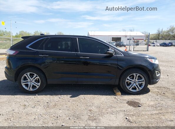 2FMPK4K82GBB21345 2016 FORD EDGE Black უკანა სალონის ხედი