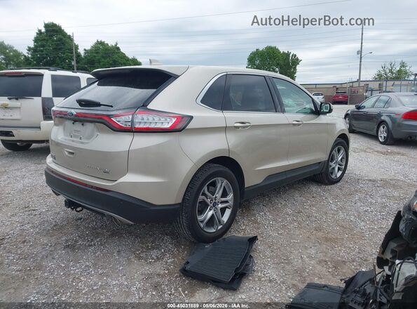 2FMPK4K82HBB17541 2017 FORD EDGE Champagne უკანა მარჯვენა
