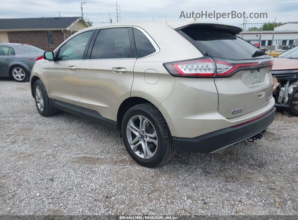 2FMPK4K82HBB17541 2017 FORD EDGE Champagne უკანა მარცხენა