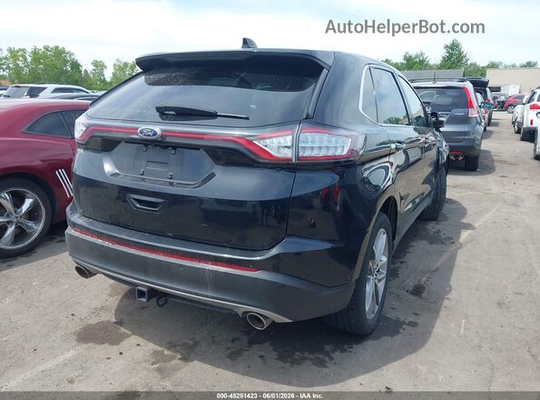 2FMPK4K83JBB36461 2018 FORD EDGE Черный Задняя правая четверть