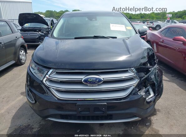 2FMPK4K83JBB36461 2018 FORD EDGE Черный Вид щитка приборов