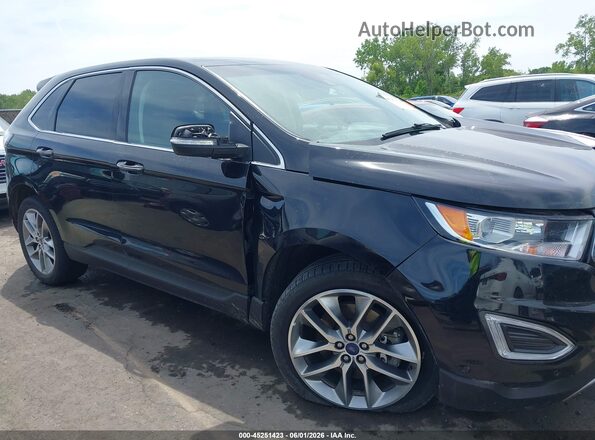 2FMPK4K83JBB36461 2018 FORD EDGE Черный Вид задней части салона
