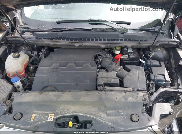 2FMPK4K83JBB36461 2018 FORD EDGE Черный Вид сзади