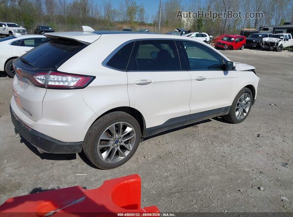2FMPK4K83JBC01535 2018 FORD EDGE White Задня права чверть