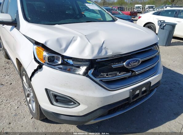 2FMPK4K83JBC01535 2018 FORD EDGE White Вид спереду
