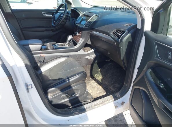 2FMPK4K83JBC01535 2018 FORD EDGE White Вид салону спереду