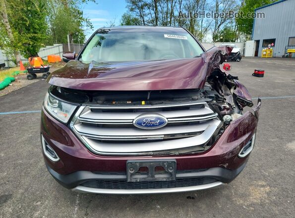 2FMPK4K84JBB73390 2018 FORD EDGE Burgundy 