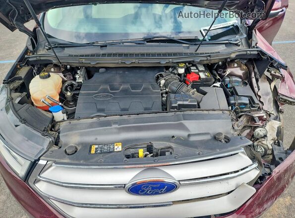 2FMPK4K84JBB73390 2018 FORD EDGE Burgundy 
