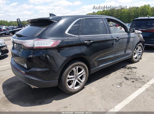 2FMPK4K84JBC54700 2018 FORD EDGE Black Tył prawy